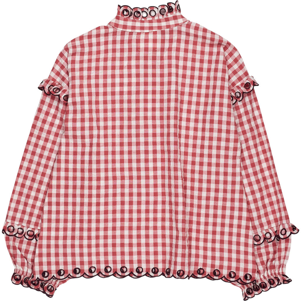 Bonte Rosehip Red White Billie Check Shirt
