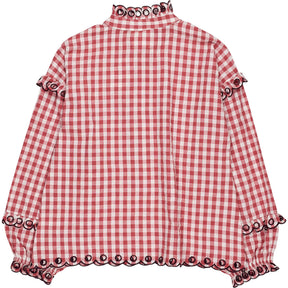 Bonte Rosehip Red White Billie Check Shirt