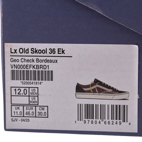Vans Bordeaux Lx Old Skool 36 Ek Trainers