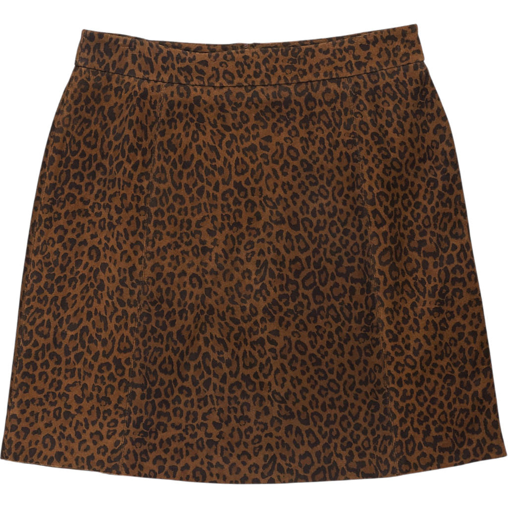 Hush Brown Elekta Suede Mini Skirt