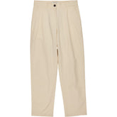 Studio Nicholson Cream Twill Ankle Crop Trousers