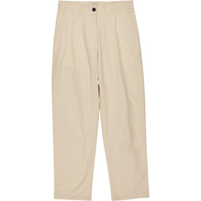 Studio Nicholson Cream Twill Ankle Crop Trousers
