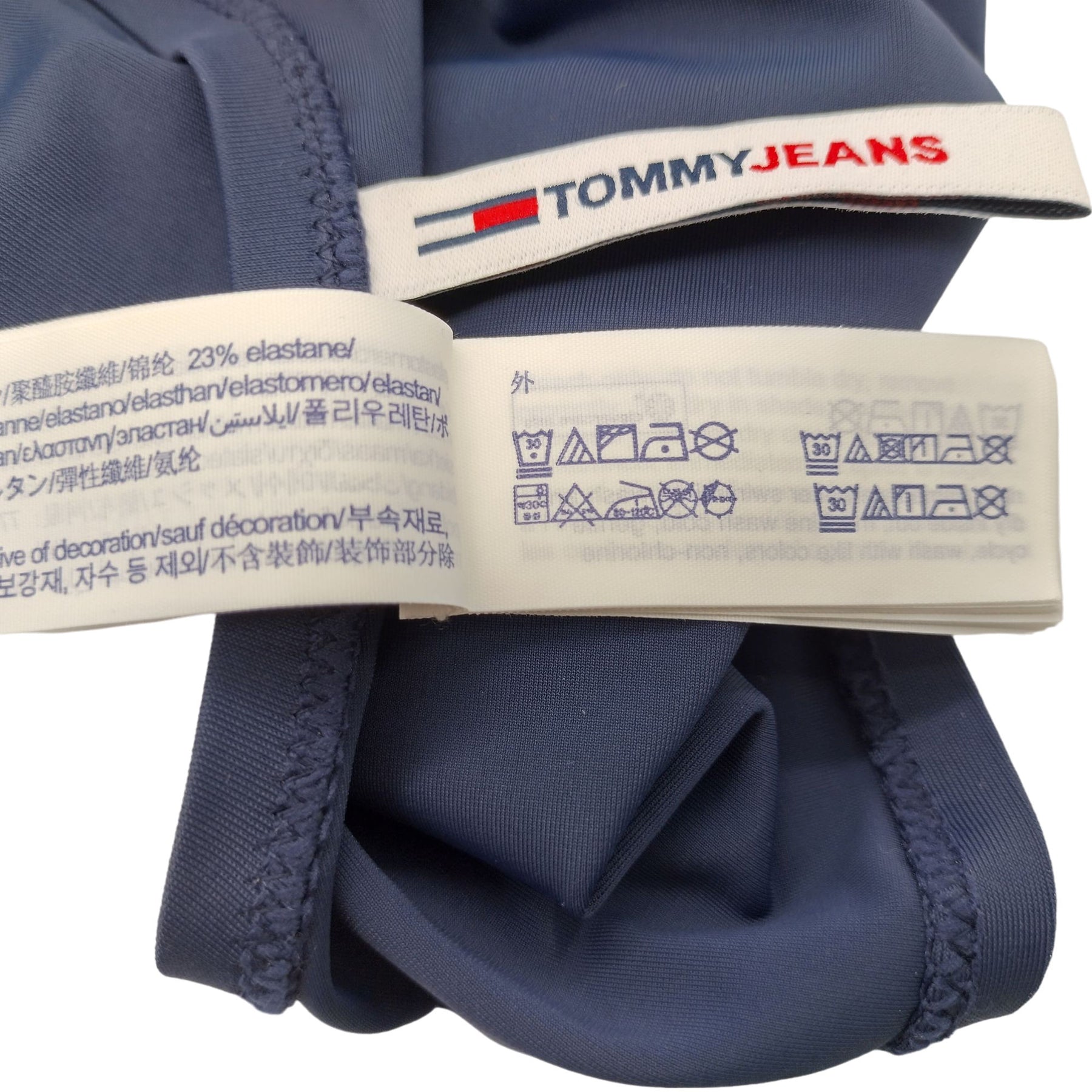 Tommy Jeans Blue Two-Piece Bikini Set