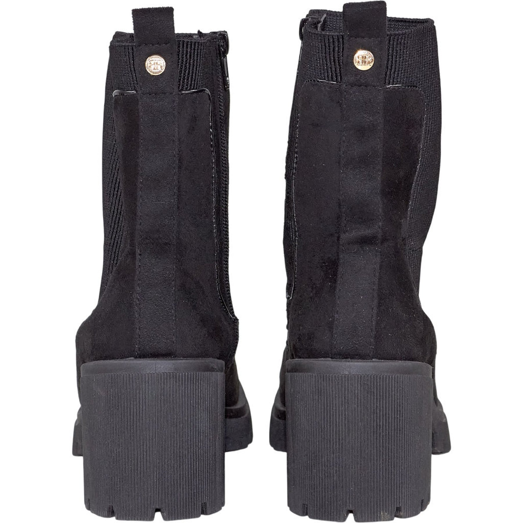 River Island Black Suede Ankle Boots