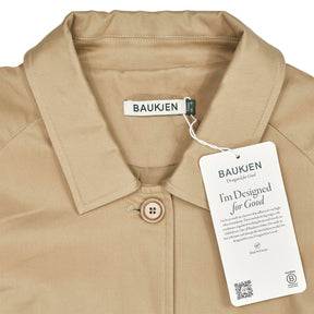 Baukjen Sand Hazel Organic Cotton Mac Coat