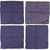 Anderson & Sheppard Navy Spotted Pocket Square