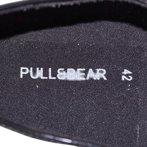 Pull & Bear Black Chunky Buckle Shoes