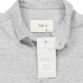 Folk Grey Melange Chester Shirt