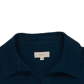 Moss Navy Long Sleeve Shirt