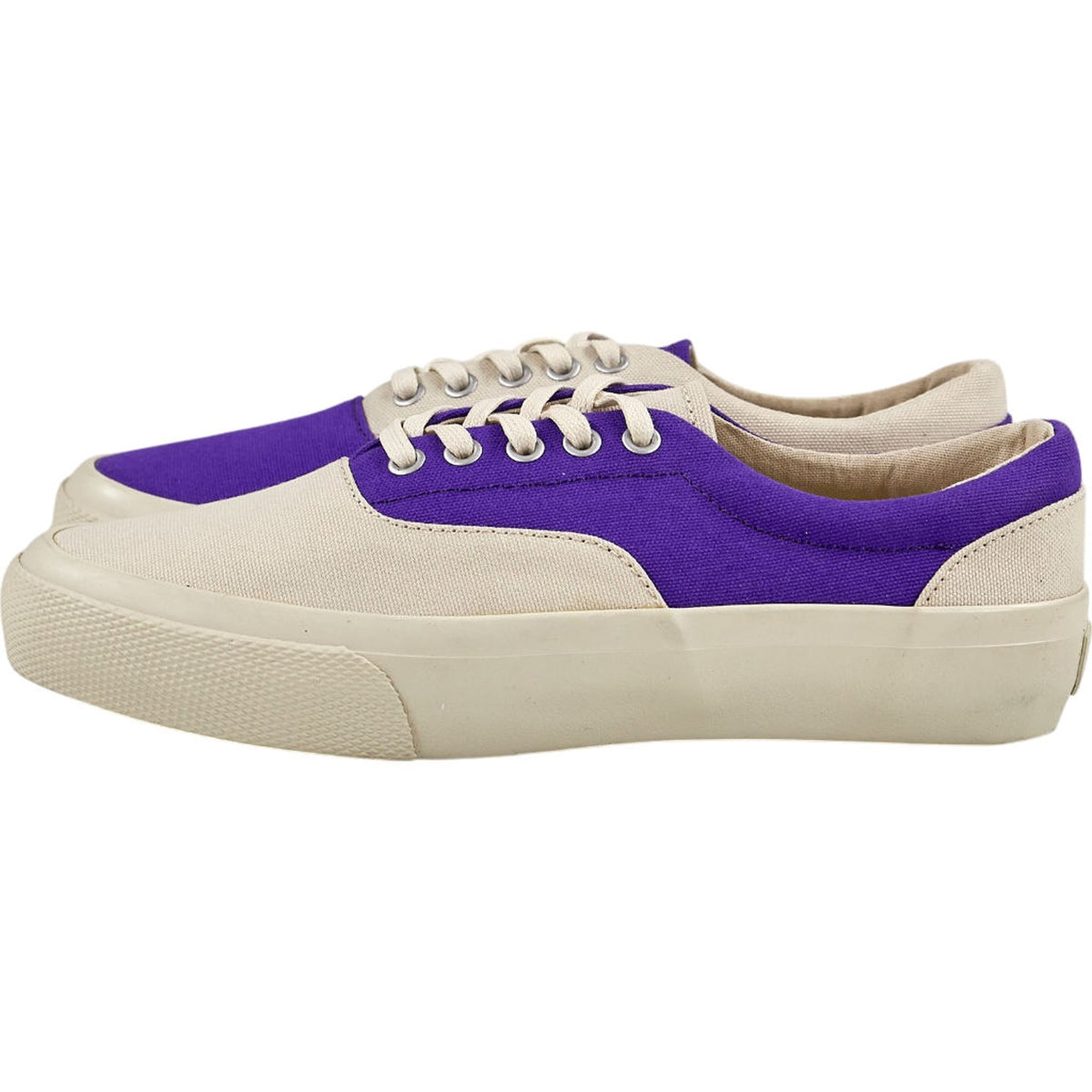 YMC Purple Canvas Trainers