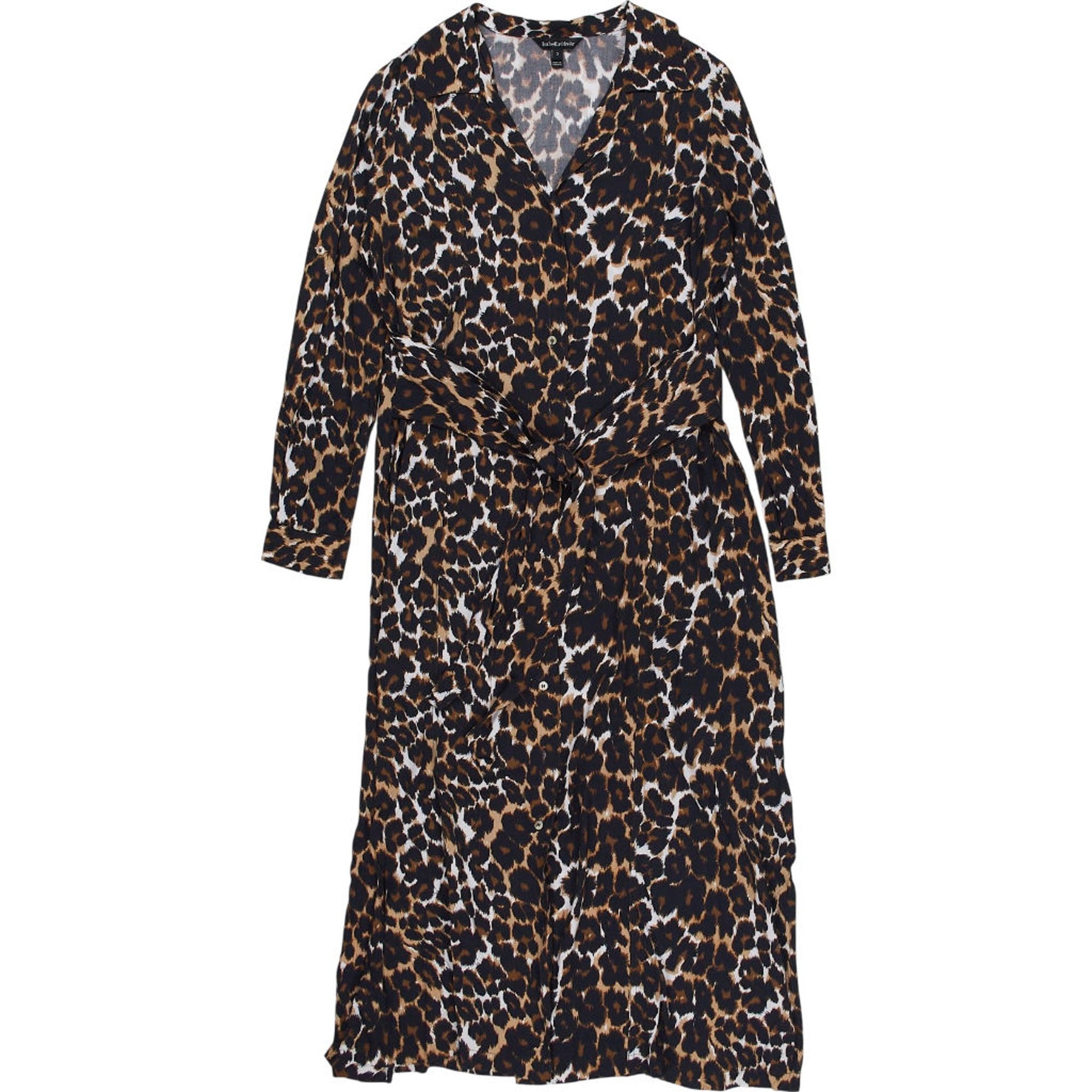Isabella Oliver Leopard Print Midi Dress