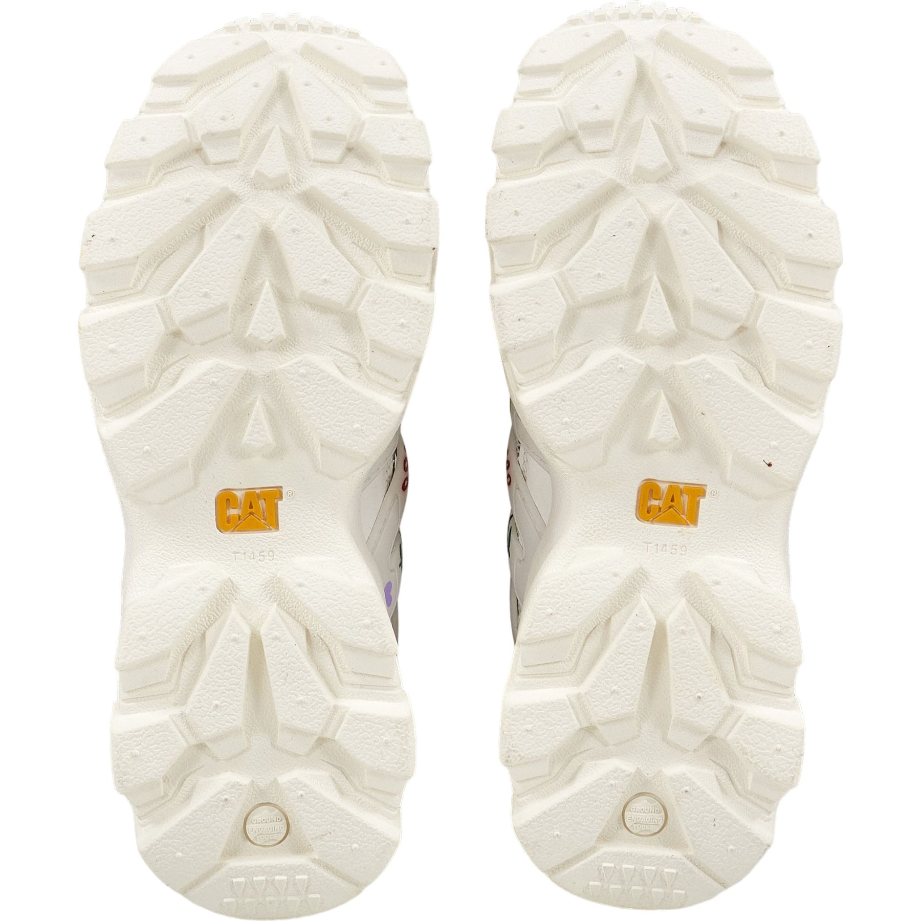 Caterpillar White Floral Sneakers