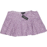 Motel Lilac Ditsy Rose Rara Skirt