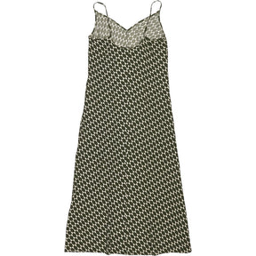 Hush Green Eloise Printed Maxi Slip Dress