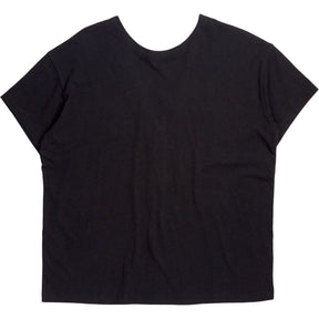 Hush Black V Back Snap Jersey Tee