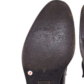 Gucci Black Leather Loafers