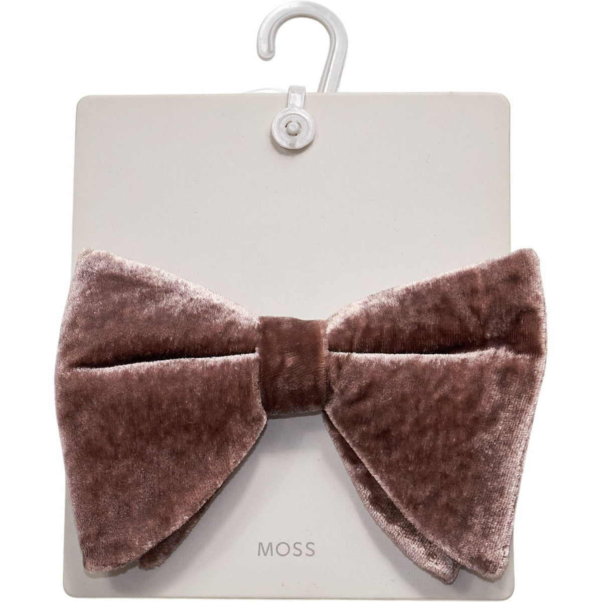 Moss Plum Velvet Floppy Bow Tie