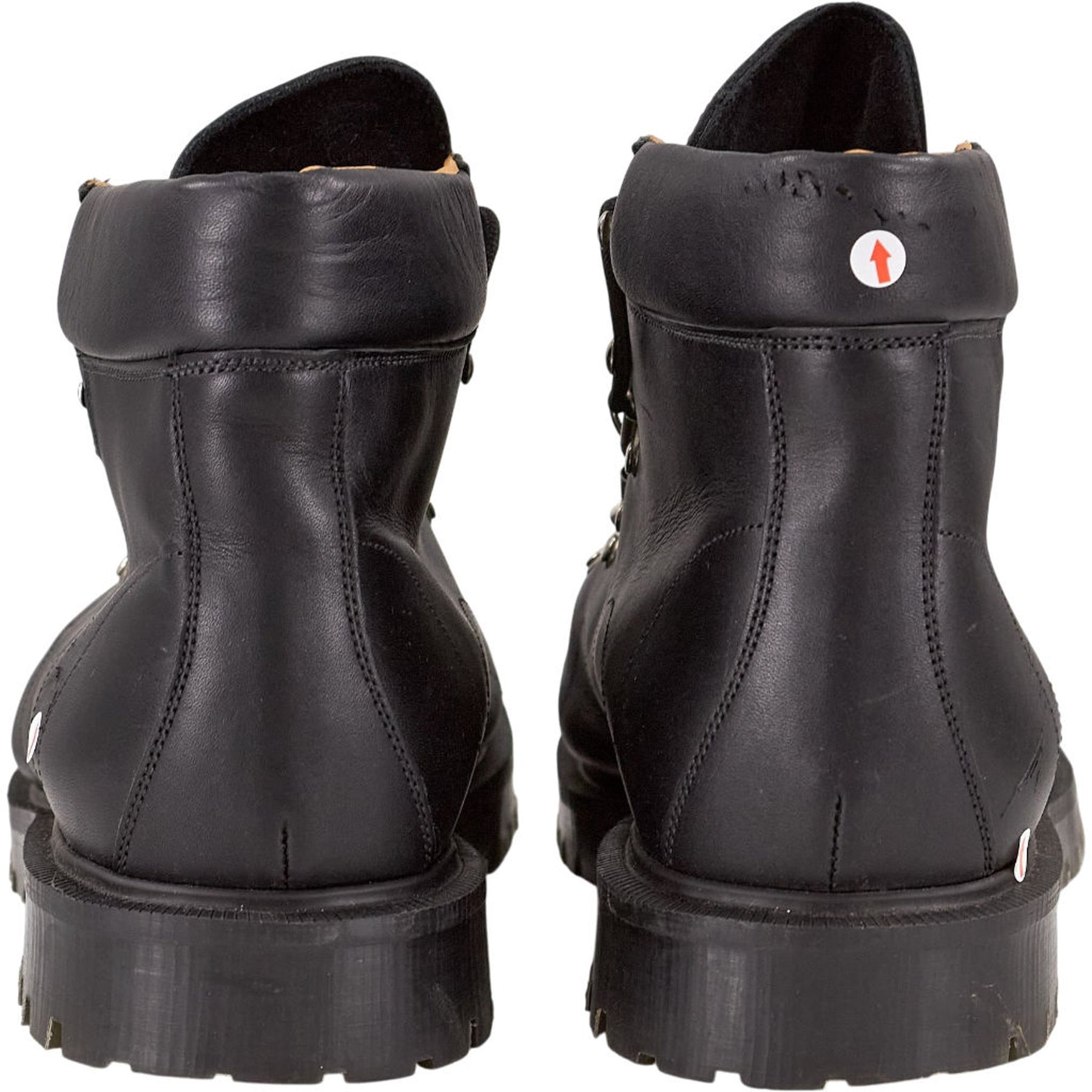 YMC Black Leather Hiking Boots