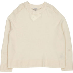 Jaeger Cream Pure Lambswool Jumper