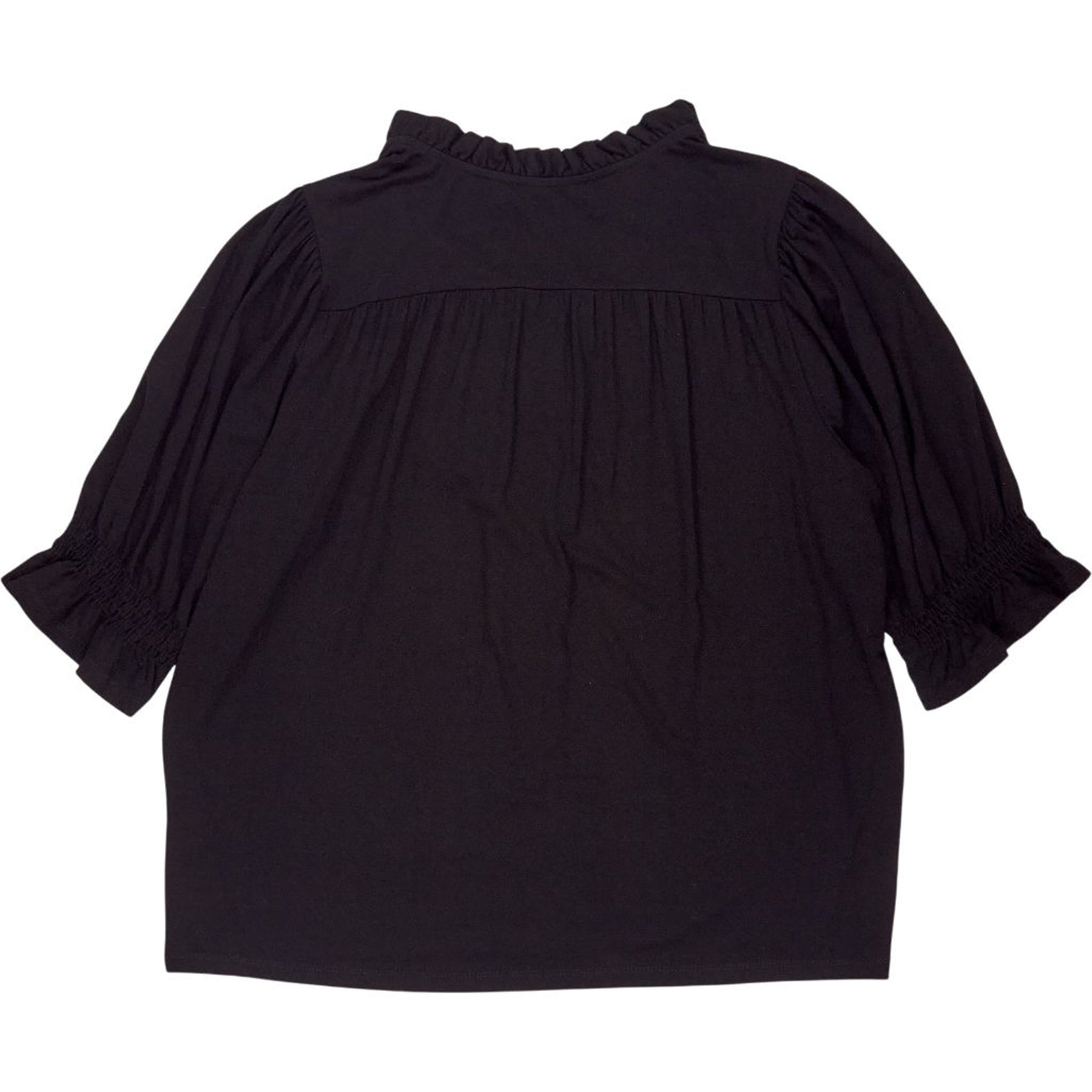 Baukjen Black Nola Short Sleeve Blouse