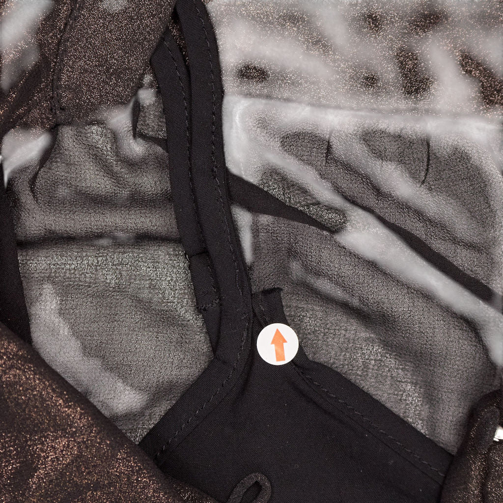 Hush Bronze Metallic Abelia Dress