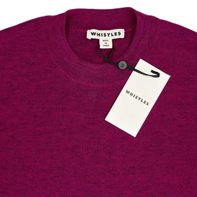 Whistles Magenta Crew Neck Jumper