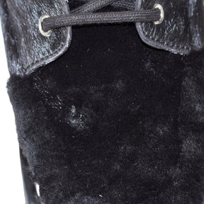 Fracap Black Wool Mix Boots
