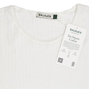 Baukjen White Gabriella Organic Rib Tee