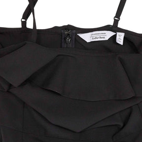 & Other Stories Black Ruffle Dress