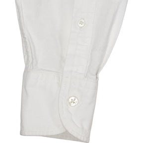 Drake's White Button Down Oxford Shirt