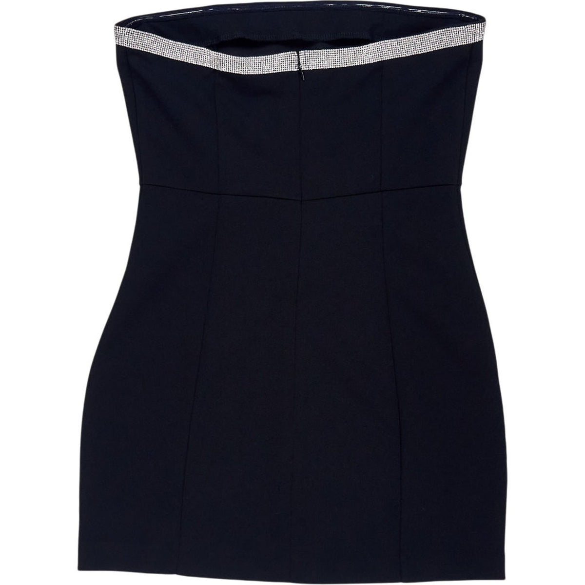Pull & Bear Black Strapless Mini Dress
