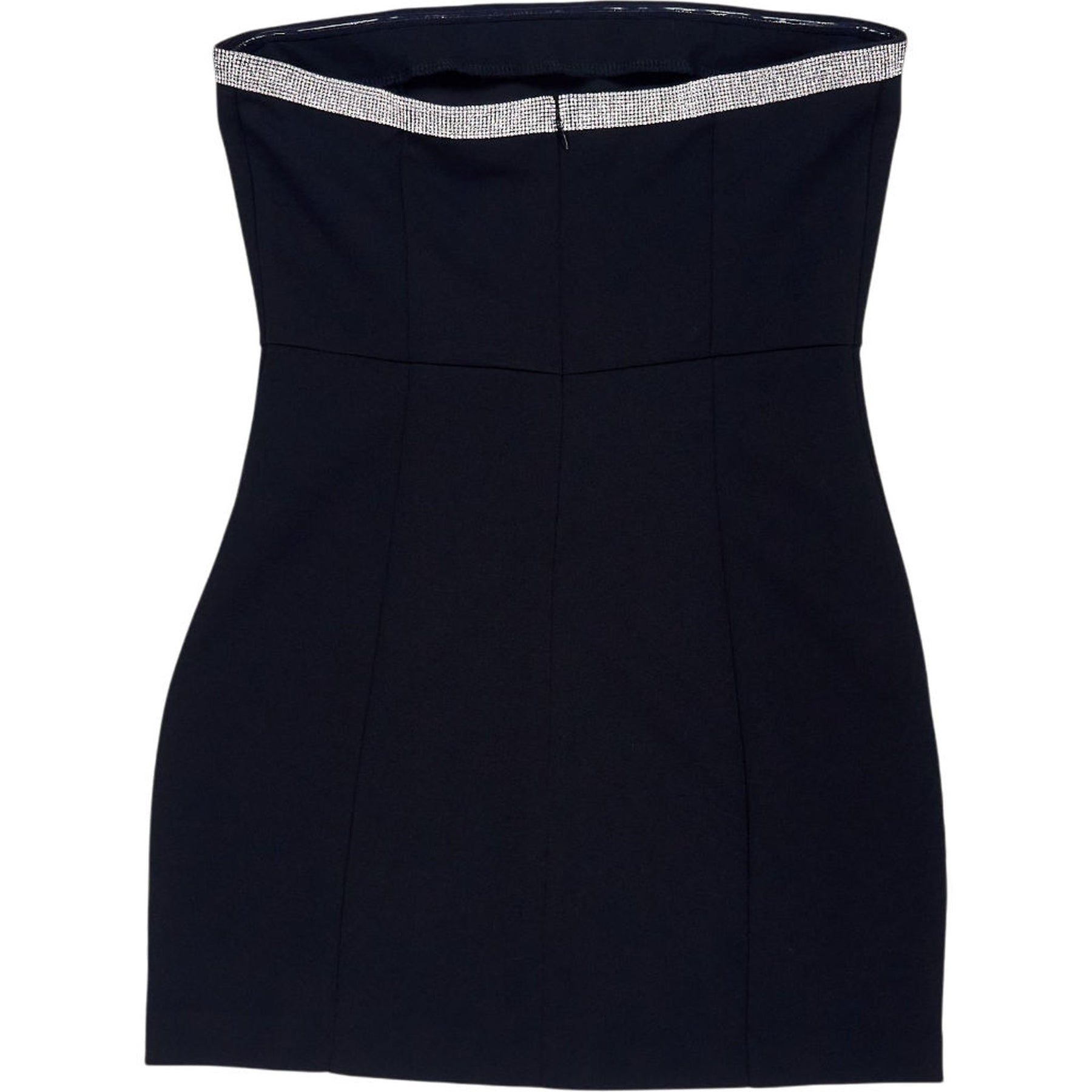 Pull & Bear Black Strapless Mini Dress