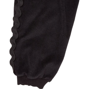 WYSE Black Tegan Towelling Sweatshirt