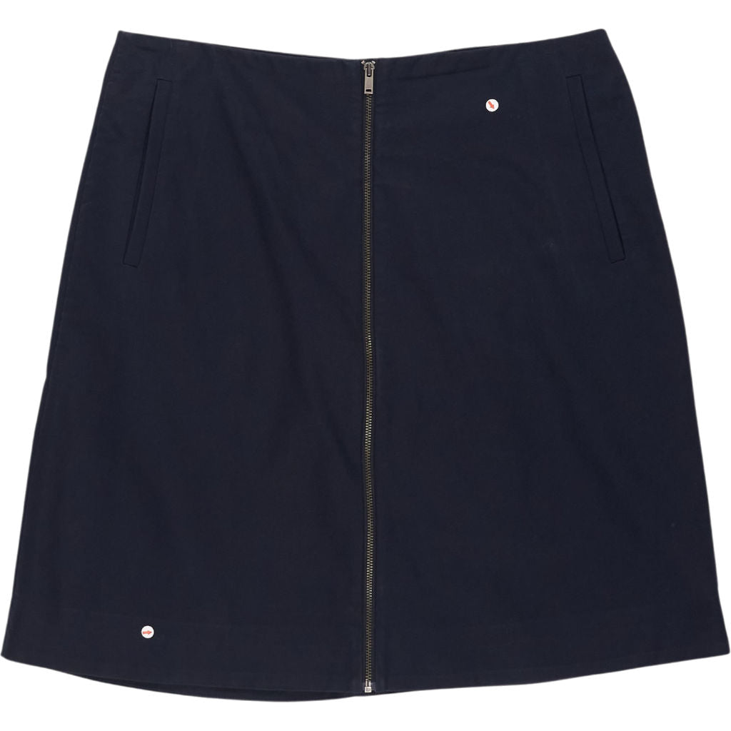 COS Navy Midi Skirt