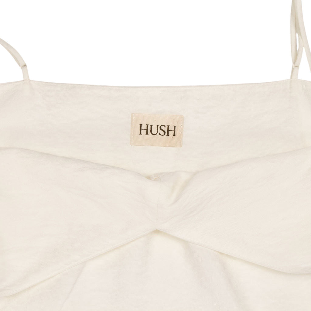 Hush White Viscose Camisole Top