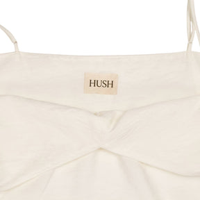 Hush White Viscose Camisole Top