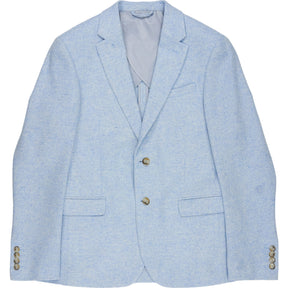 Moss Blue Slim Fit Trouser Suit