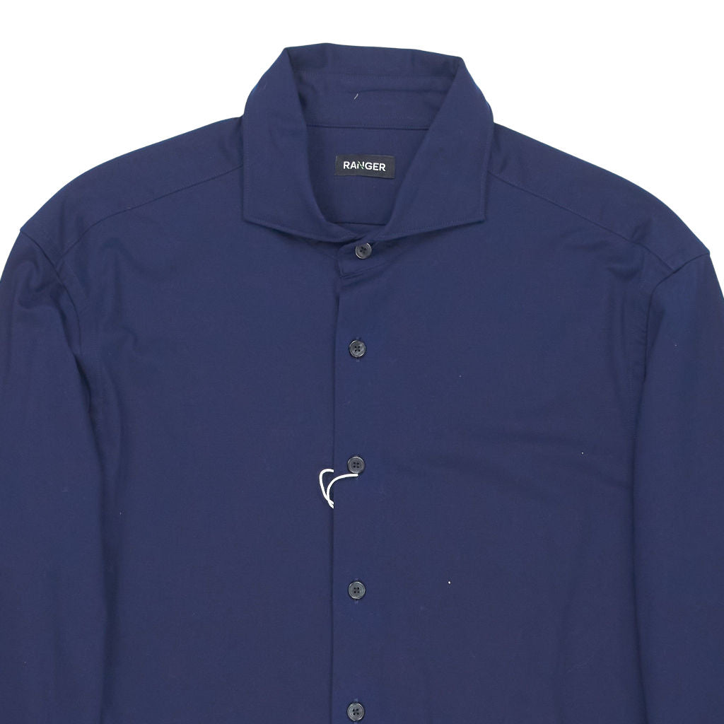 Ranger Navy Knit Cotton Shirt M