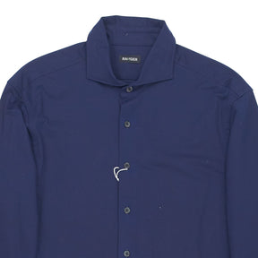 Ranger Navy Knit Cotton Shirt M