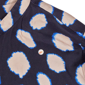 COS Blue Patterned Long Shirt Dress