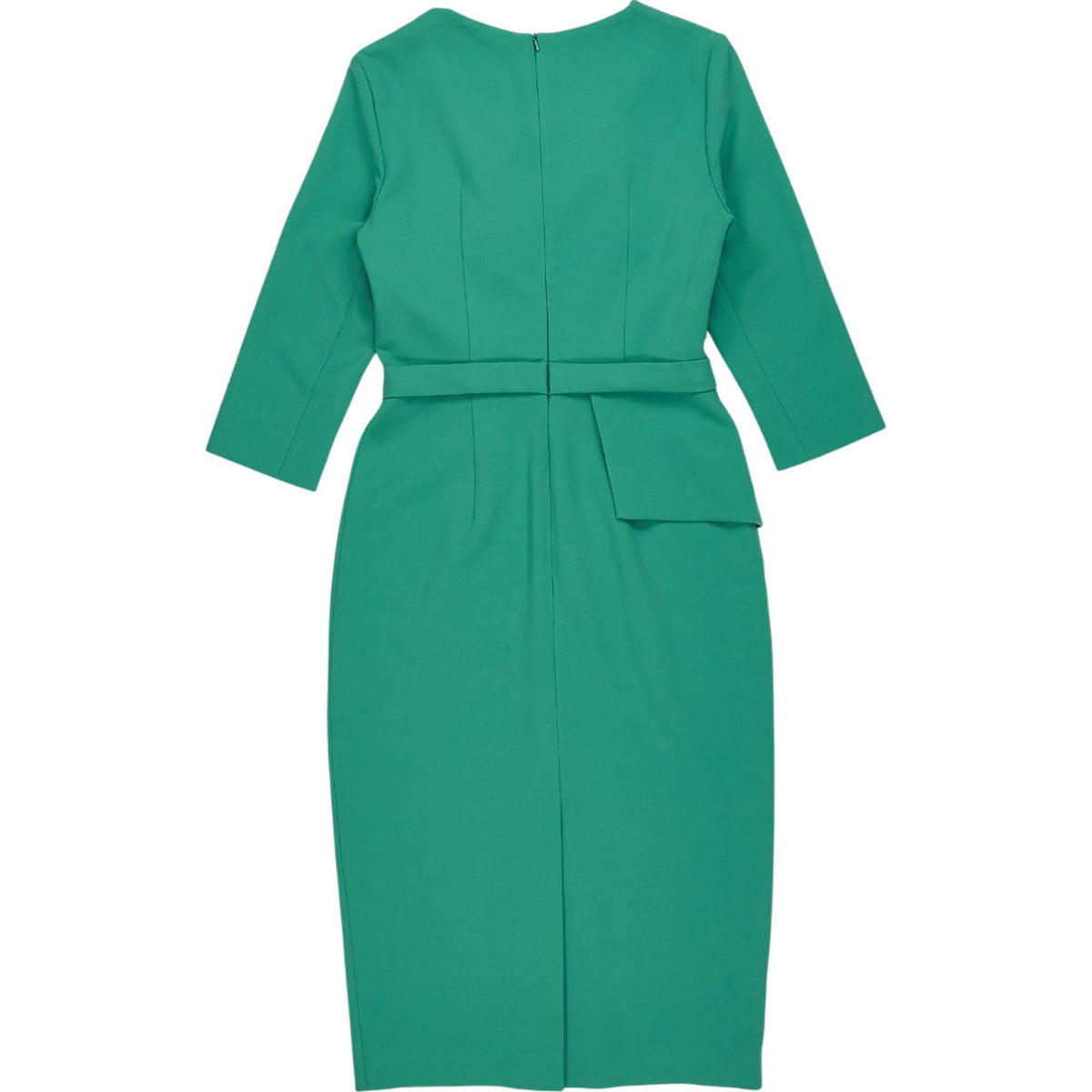 The Fold Green Midi Dress