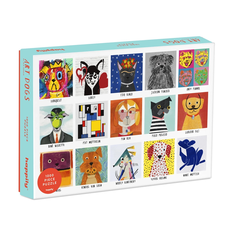 'Art Dogs' Premium Jigsaw 1000 Piece Puzzle