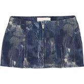 Pull & Bear Karoline Vitto Blue Denim Mini Skirt
