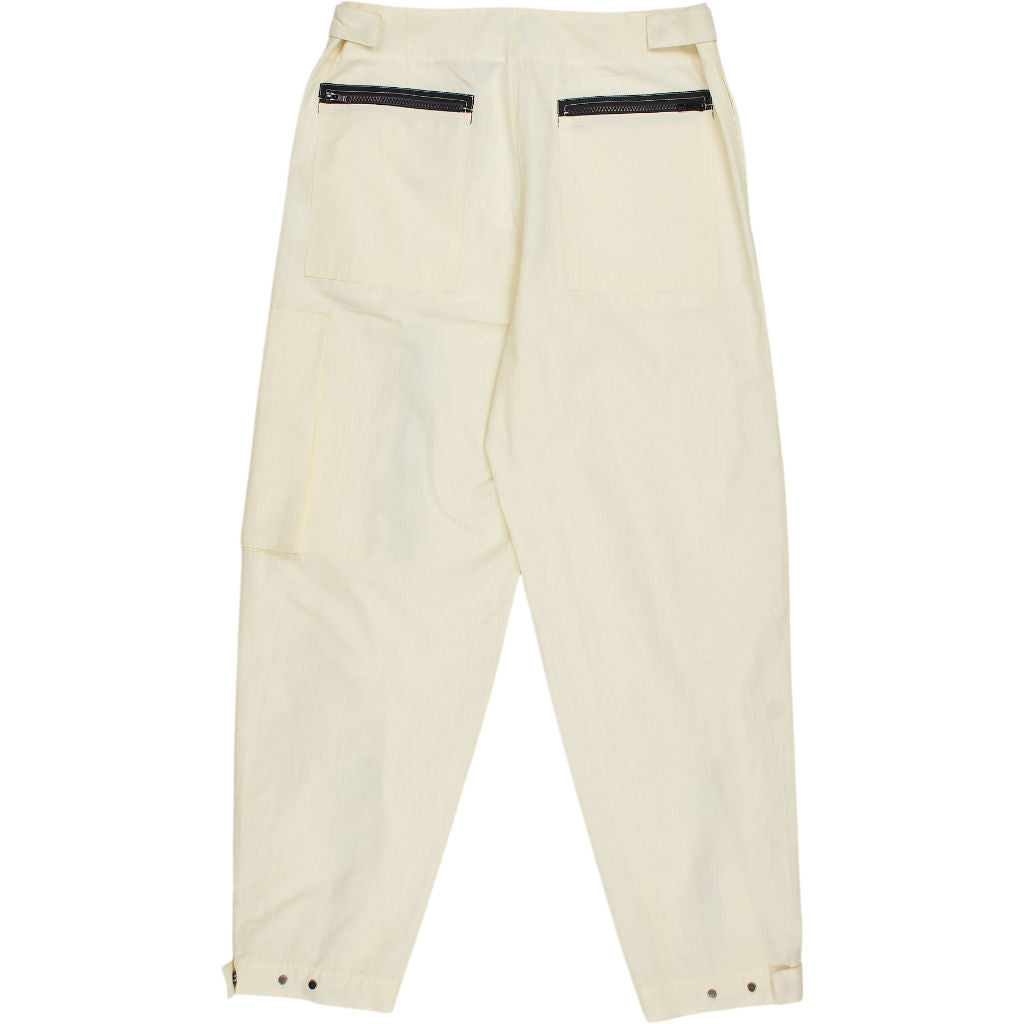 Studio Nicholson Cream Navis Zip Detail Pants