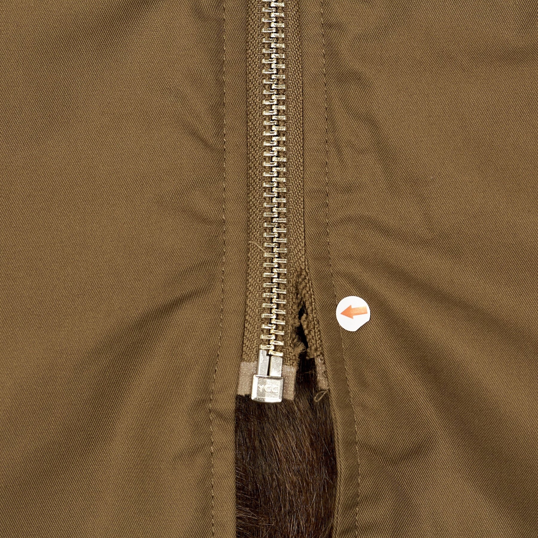 River Island Tan Fur Trimmed Parka Coat