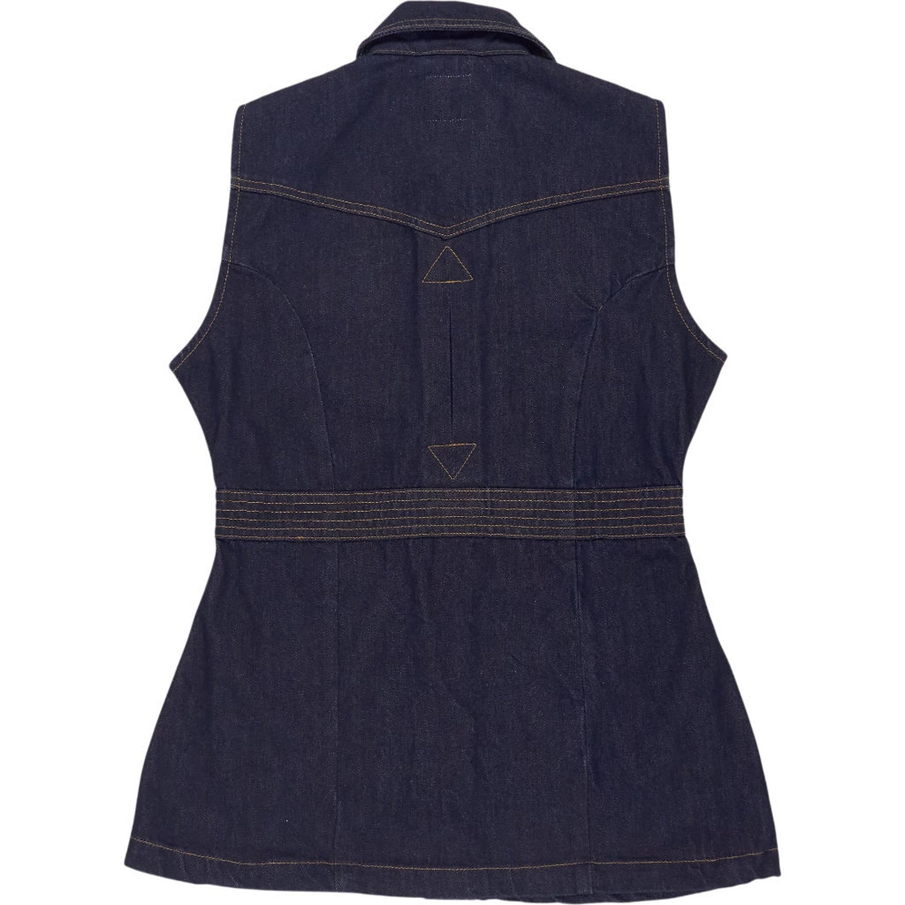 seventy + mochi Blue Denim Sleeveless Dress