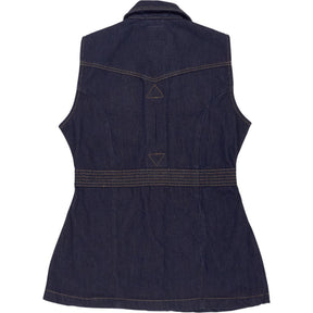 seventy + mochi Blue Denim Sleeveless Dress