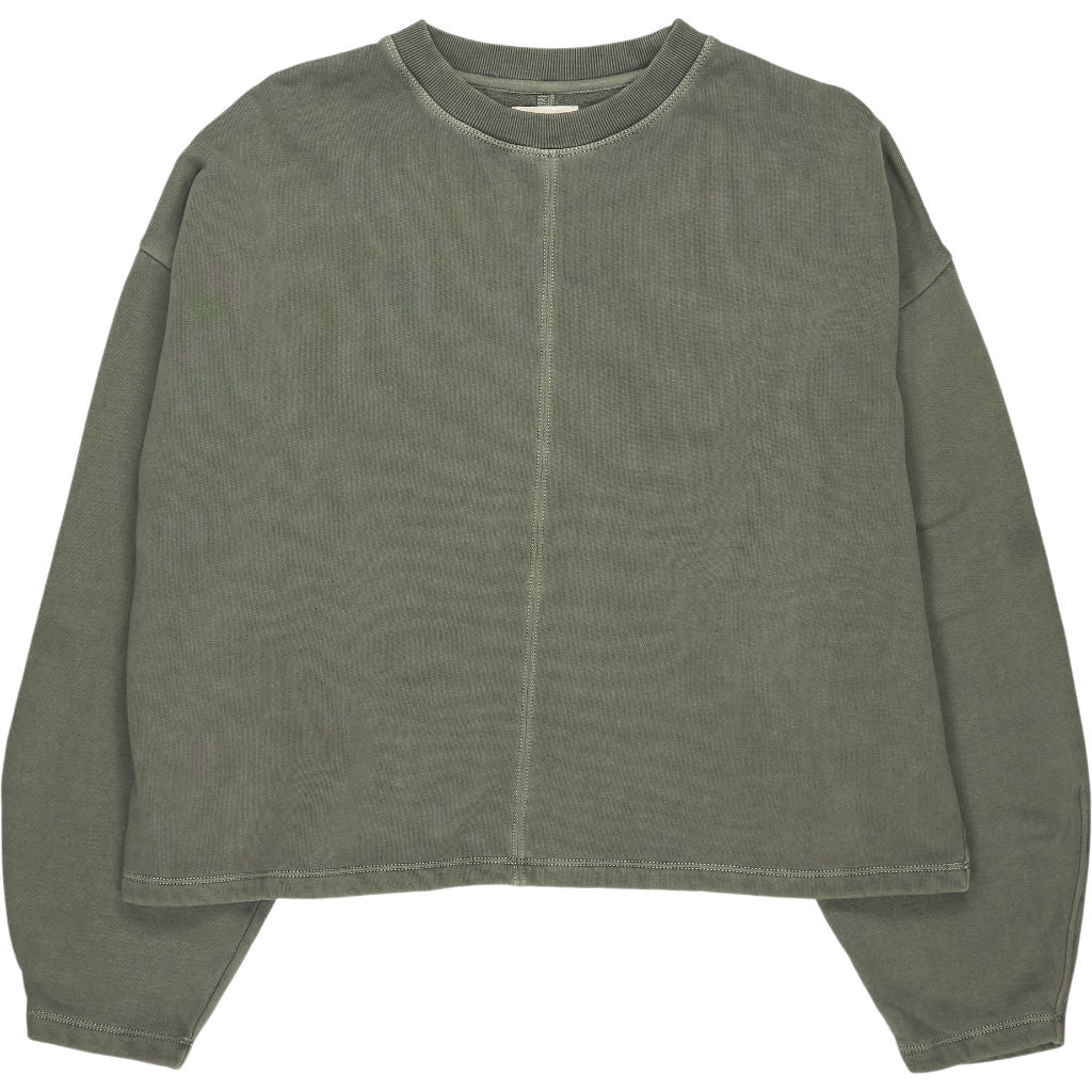 Hush Dark Khaki Amara Seam Sweatshirt