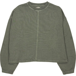 Hush Dark Khaki Amara Seam Sweatshirt