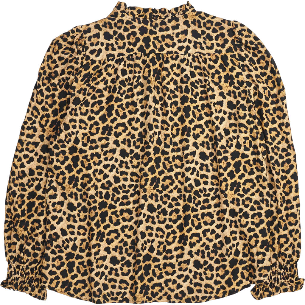 Baukjen Brown Leopard Print Blouse